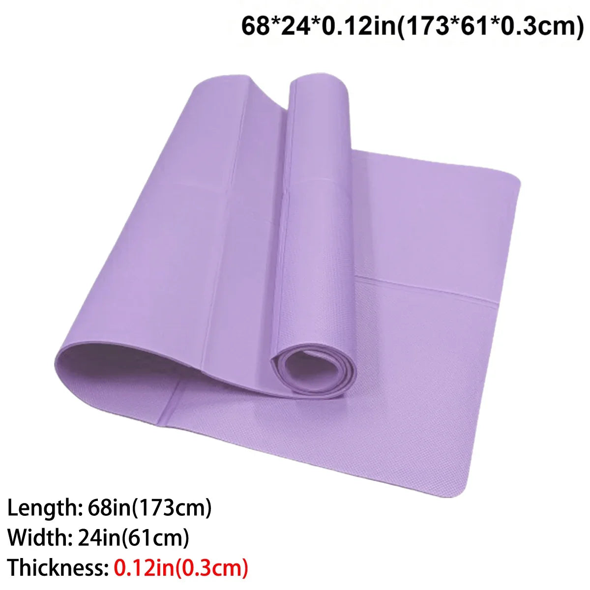 Foldable EVA yoga mat