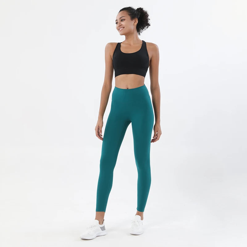 Women's two-piece nylon yoga set