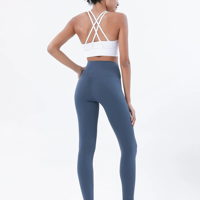 Women's two-piece nylon yoga set
