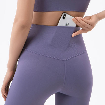 Women's two-piece nylon yoga set