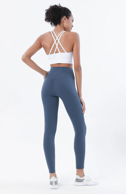 Women's two-piece nylon yoga set