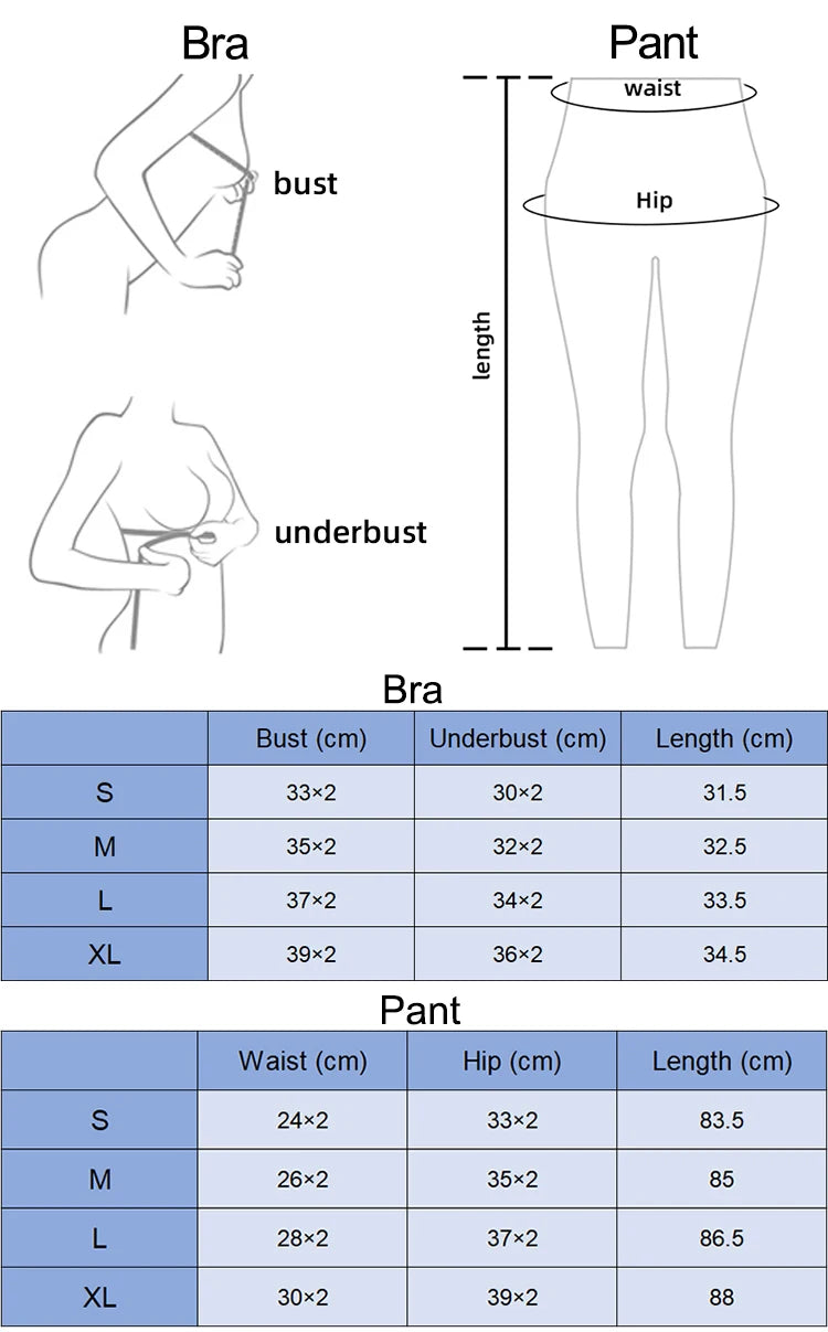 Women's two-piece nylon yoga set