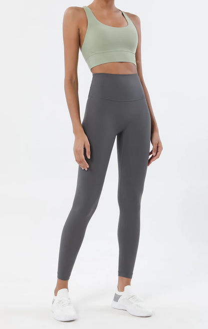 Women's two-piece nylon yoga set