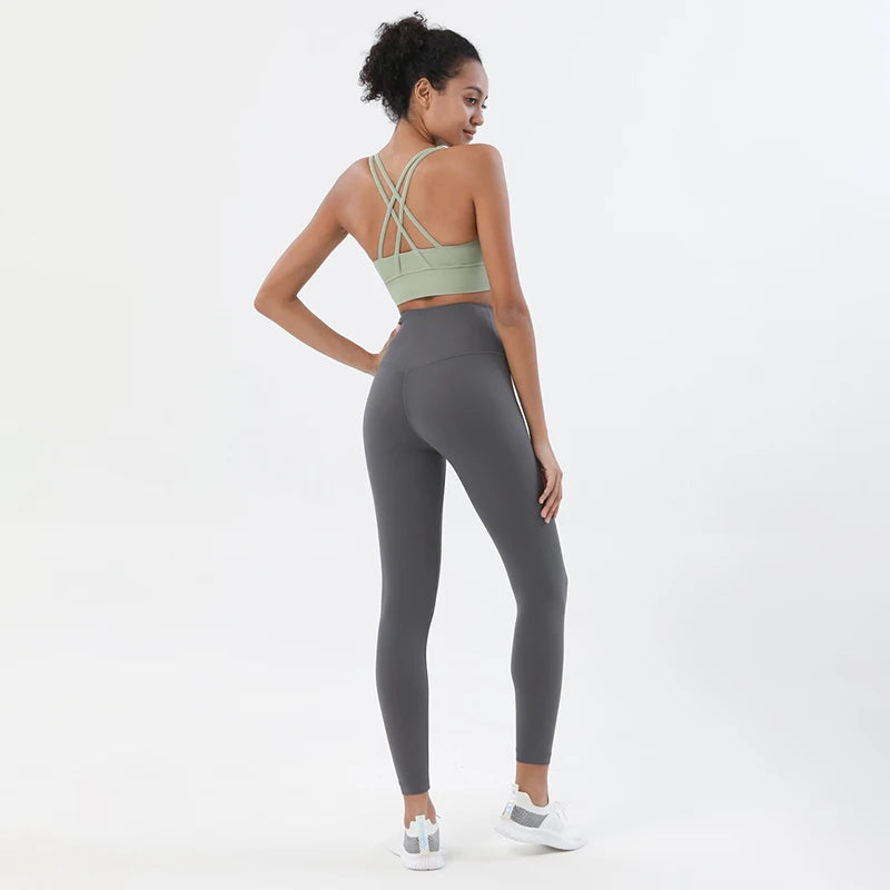 Women's two-piece nylon yoga set
