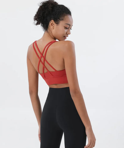 Women's two-piece nylon yoga set