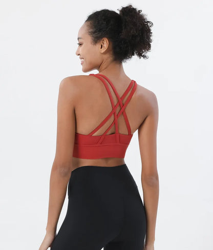Women's two-piece nylon yoga set