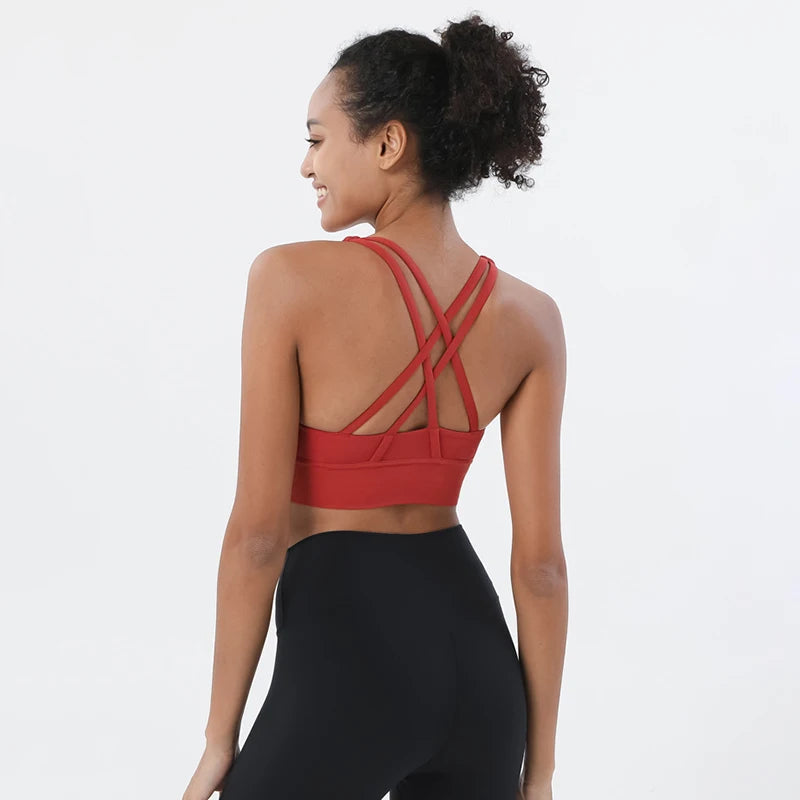 Women's two-piece nylon yoga set
