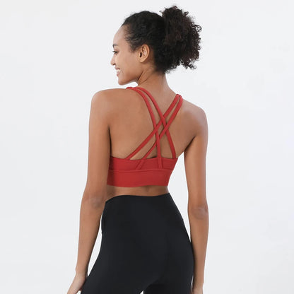 Women's two-piece nylon yoga set