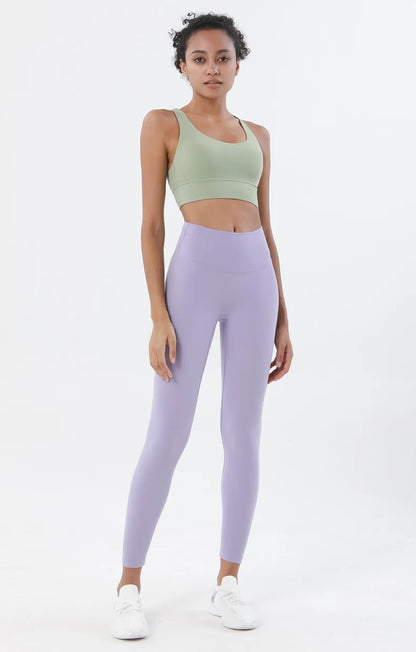 Women's two-piece nylon yoga set