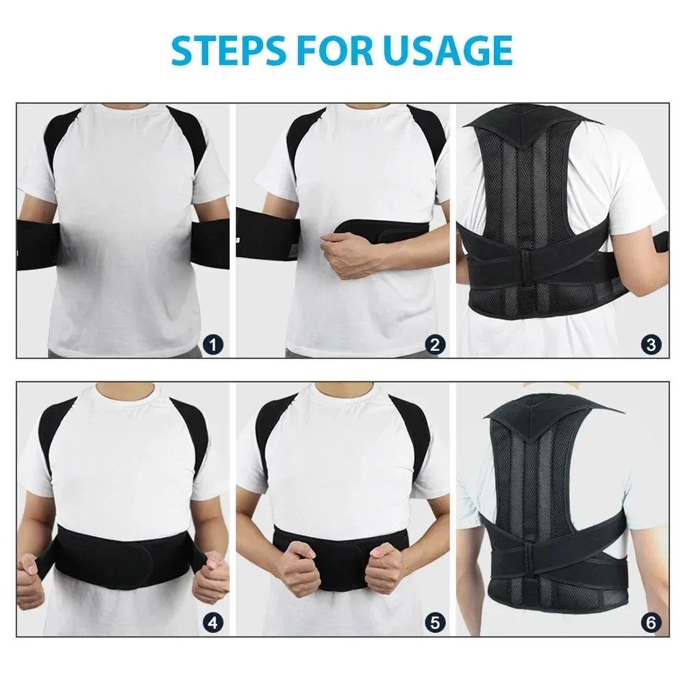 Adjustable Posture Corrector for Back