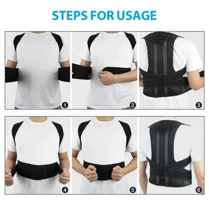 Adjustable Posture Corrector for Back