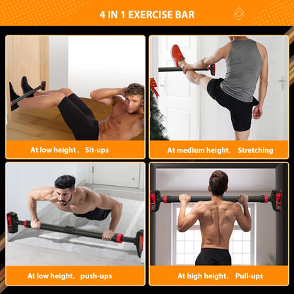 Adjustable doorway pull-up bar