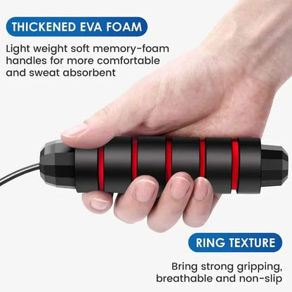 Adjustable speed jump rope