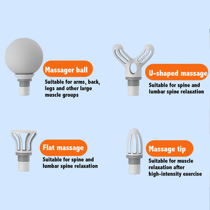 Handheld electric massage gun