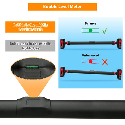 Adjustable doorway pull-up bar