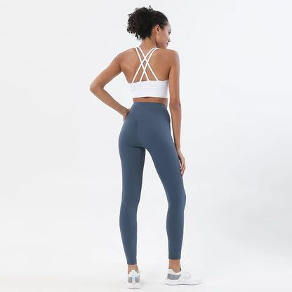 Women's two-piece nylon yoga set