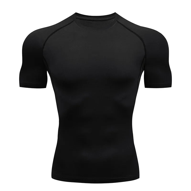 Men's compression running T-shirt