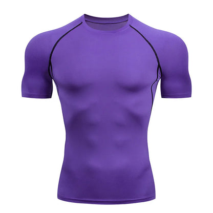 Men's compression running T-shirt