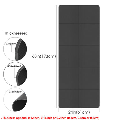 Foldable EVA yoga mat