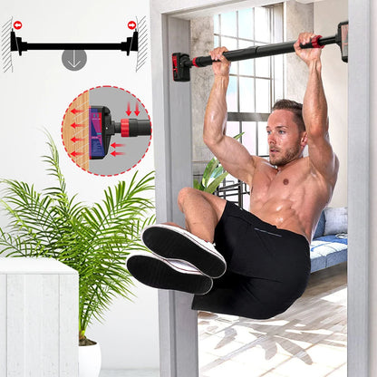 Adjustable doorway pull-up bar