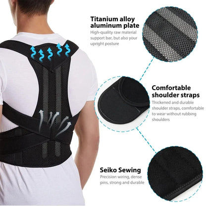 Adjustable Posture Corrector for Back