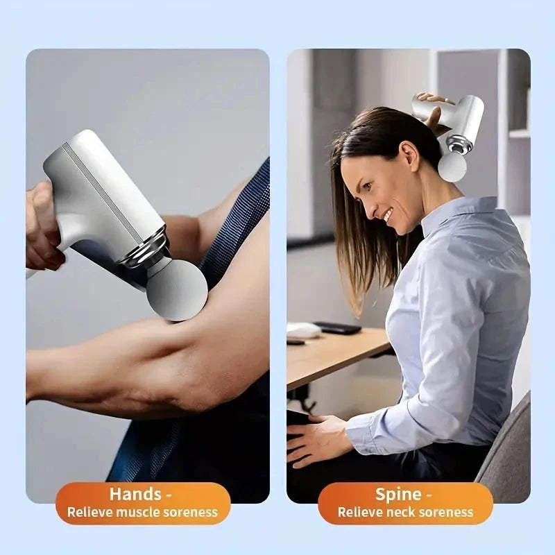 Handheld electric massage gun