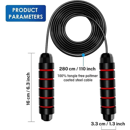 Adjustable speed jump rope
