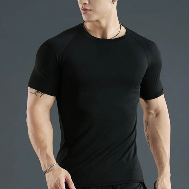Men's compression running T-shirt