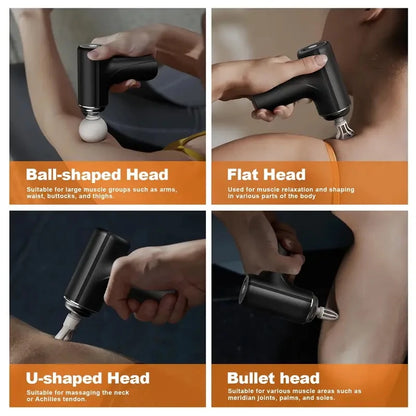 Handheld electric massage gun