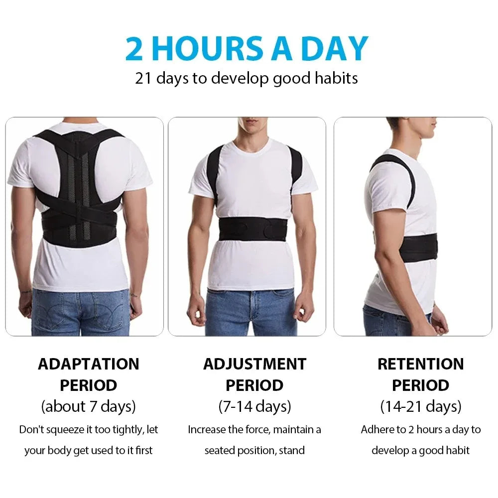 Adjustable Posture Corrector for Back