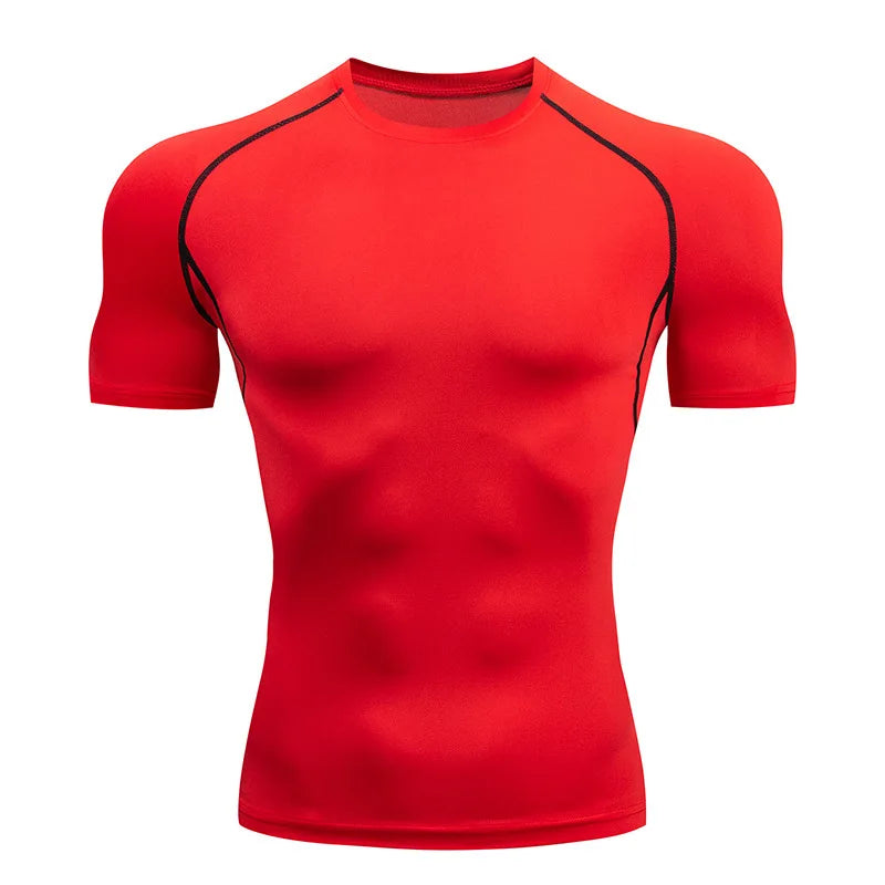 Men's compression running T-shirt