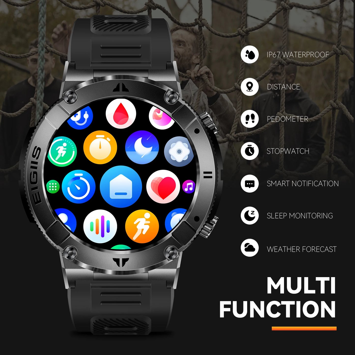 Men's Smartwatch with Bluetooth Calling