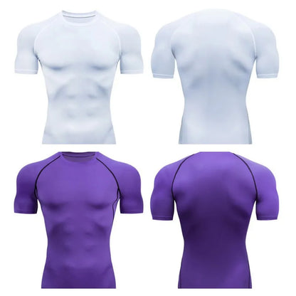 Men's compression running T-shirt